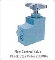 Flow Control Valves Check Stop Valve 200MPa